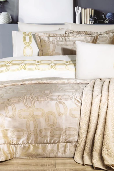 Çeyiz Diyarı Arel 10 Parça Çeyiz Seti Altın ürün görseli