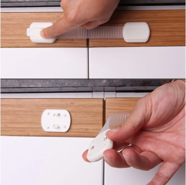 Agubugu Baby - Ayarlanabilir Çok Amaçlı Kilit - 1 Adet Çok Renkli - 10