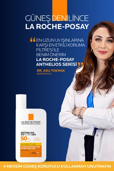 La Roche Posay Anthelios Uvmune 400 Invisible Fluid Spf50+ Güneş Koruyucu 50 ml- Tüm Cilt Tipleri - 2