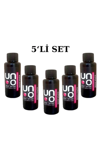Fontenay Profesyonel Uno Super Shine Top Coat 50ML 5'Li Set ürün görseli 1