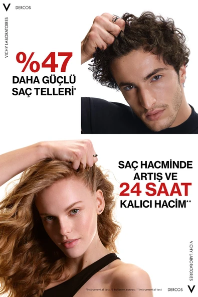 Vichy Dercos Energising Saç Dökülmesine Karşı Şampuan, Yeniden Dolum Paketi 400 ml - 4
