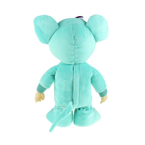 Oyuncak Bebek Sevimli Koca Göz Tavşan Bebek Sesli Hareketli 30 Cm - 2