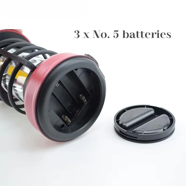 Madfox Vintage Glamping Kamp Lambası 300 Lümen - Resim 8