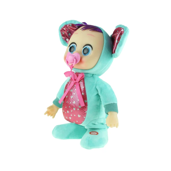 Oyuncak Bebek Sevimli Koca Göz Tavşan Bebek Sesli Hareketli 30 Cm - 3