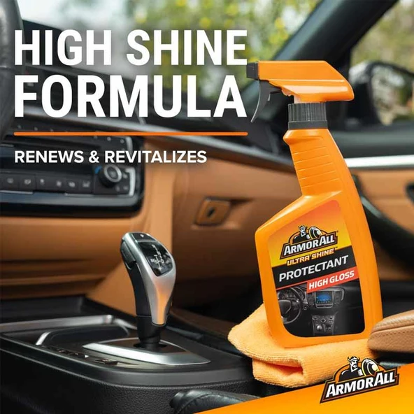 Armor All Torpido Ultra Parlaklik ve Koruyucu 500ml. - Resim 3