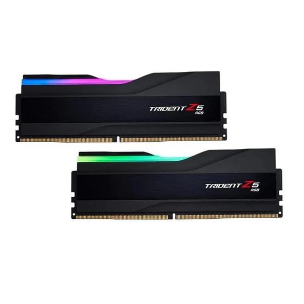 F5-6400J3239G32GX2-TZ5RK GSKILL Trident Z5 RGB Siyah DDR5-6400Mhz CL32 64GB (2x32GB) DUAL (32-39-39-102) 1.4V ürün görseli