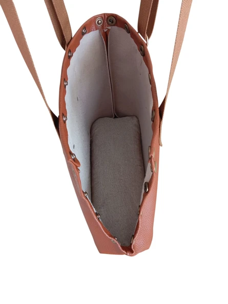 Vegan Deri Köpek Taşıma Çantası , S Beden - 4