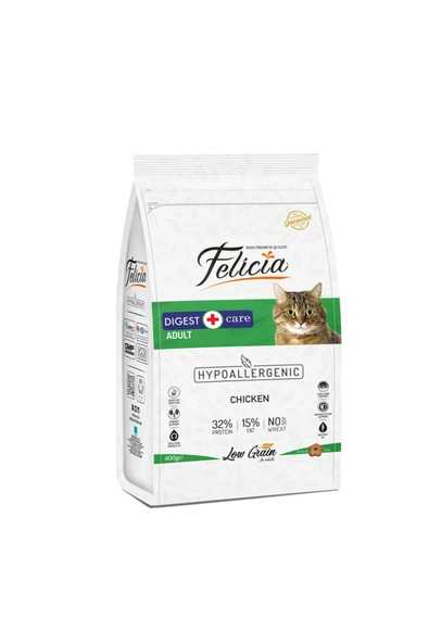 Felicia Yetişkin Tavuklu Az Tahıllı 400g x 6 Adet