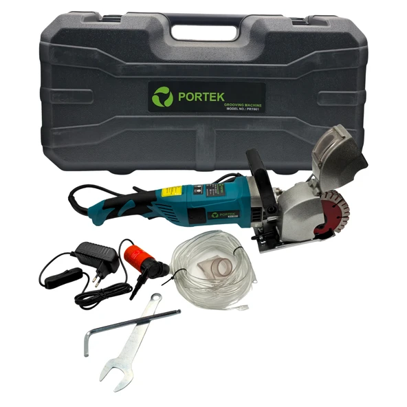 Fixonic Portek PRT001 2700W 5 Adet Elmas Diskli Kanal/Oluk Açma Makinesi - 4