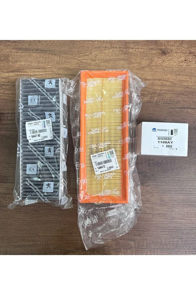 Peugeot Partner 1.6 HDI EURO4 DV6 Filtre Bakım Seti 3lü ürün görseli