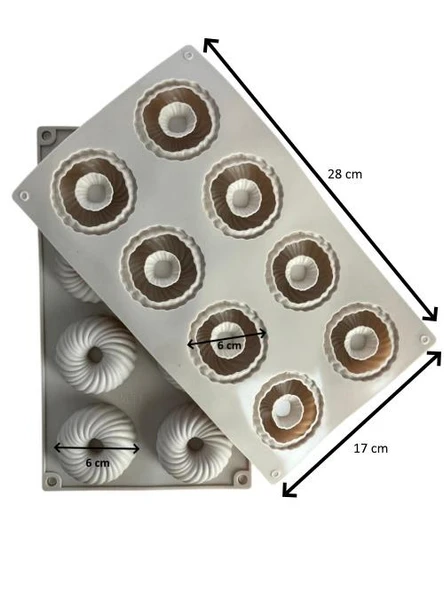 Pastaland Silikon Kek Kalıbı Yuvarlak Tırtıklı - Resim 2