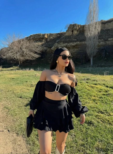 Şortlu Etek Şık Tasarım Kaliteli Üretim