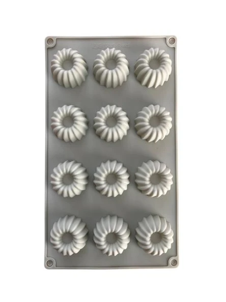 Pastaland Silikon Kek Kalıbı Yuvarlak Tırtıklı ürün görseli