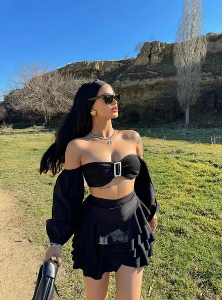 Şortlu Etek Şık Tasarım Kaliteli Üretim - 3