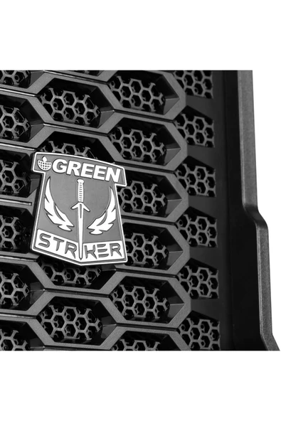 Green STRIKER Midtower 3X120MM Fan Siyah Bilgisayar Kasası 6X120MM Fan Desteği (Psuyok) - 2