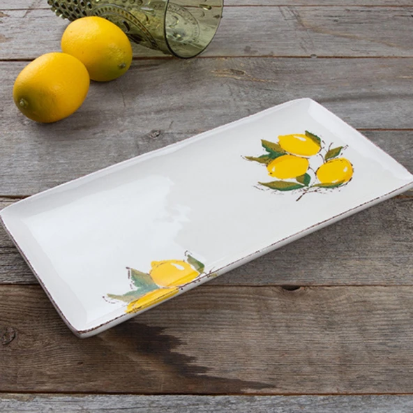 LMN-0008 DIKORTGEN TABAK 36 CM LIMON