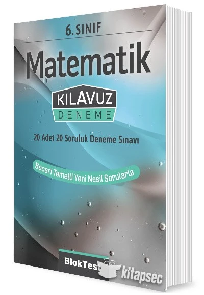 6. Sınıf Bloktest Matematik Kılavuz Deneme Bloktest Yayınları