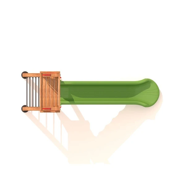 Ahşap Çocuk Oyun Parkı - Tek Kaydıraklı Ekonomik Model h150 - 4