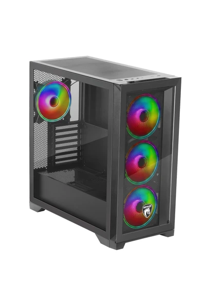 Green Griffin G9 Argb 2xusb3.0 1xusb3.1 1xtype-c Kumandalı Oyun Bilgisayar Kasası (PSU YOK) - 1