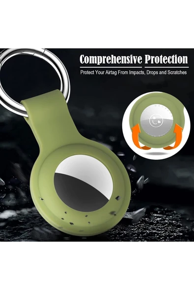 Coverzone ile Uyumlu Anahtarlıklı Silikon Kılıf A010 Koruyucu Anahtarlık Siyah 6'lı Paket - 3