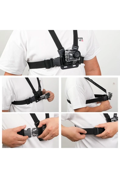 Coverzone Aksiyon Kamera Aksesuar Seti - 27 Parça, Çantalı, GoPro DJI Insta360 Uyumlu, Vlog İçin KS-1 - Resim 2