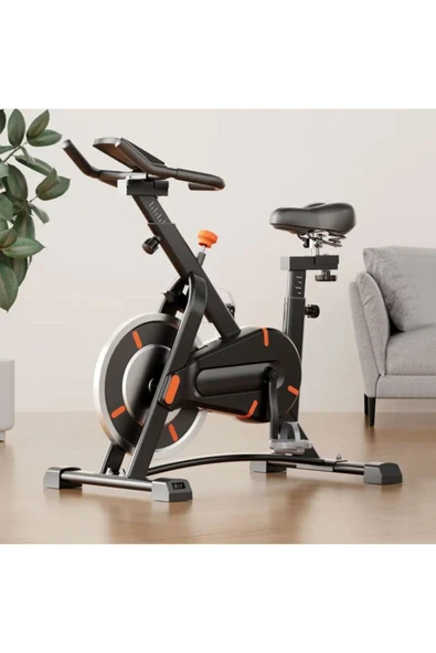 Coverzone Sessiz Manyetik Kondisyon Bisikleti Ayarlanabilir Sele ve Gidon, LCD Ekran Egzersiz Aleti LY-609 - 6