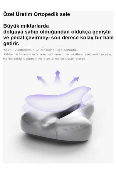 Coverzone Sessiz Manyetik Kondisyon Bisikleti Ayarlanabilir Sele ve Gidon, LCD Ekran Egzersiz Aleti LY-609 - 4