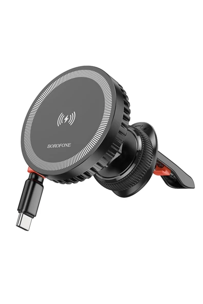 Borofone Magsafe ile Uyumlu Kablosuz Hızlı Şarj, 5W/7.5W/10W/15W Çıkış, 4.5-7.0 inç - ABS + Silicone BH207 ürün görseli