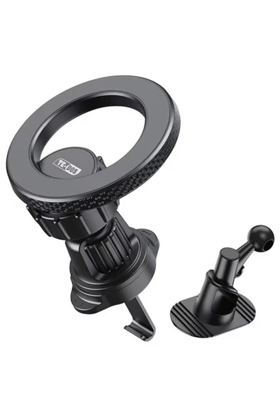 Coverzone Araç İçi Manyetik Telefon Tutucu TD-H7548 - Magsafe Uyumlu, 360° Döner, Klipsli, Petek Tasarım ürün görseli