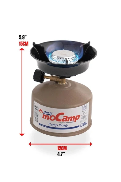 Coverzone Piknik Ocağı,Kamp,Balık,Tatil,Yolculuk Ocağı,Çakmak Gazlı Çalışır,150Dk Yanma,BOŞ GÖNDERİLİR(203) - Resim 4