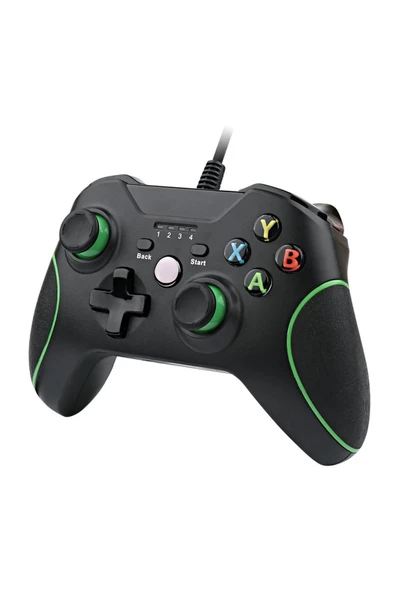 Coverzone PC Oyun Kolu Box X-One Oyun Kolu Pc ile Uyumlu Game Pad Rahat ve Konforlu Kullanım Özgün Tasarım XB2 (Kablolu) SADECE PC DE ÇALIŞIR - 2