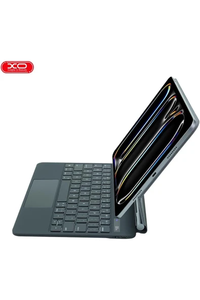Xo Kablosuz Klavye KB09 - iPad 10.9''/11'' Uyumlu, Touchpad’li, Dijital Ekranlı, Türkçe Q, Şarjlı - Resim 8