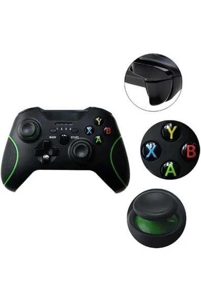 Coverzone PC Oyun Kolu Box X-One Oyun Kolu Pc ile Uyumlu Game Pad Rahat ve Konforlu Kullanım Özgün Tasarım XB2 (Kablolu) SADECE PC DE ÇALIŞIR - 3