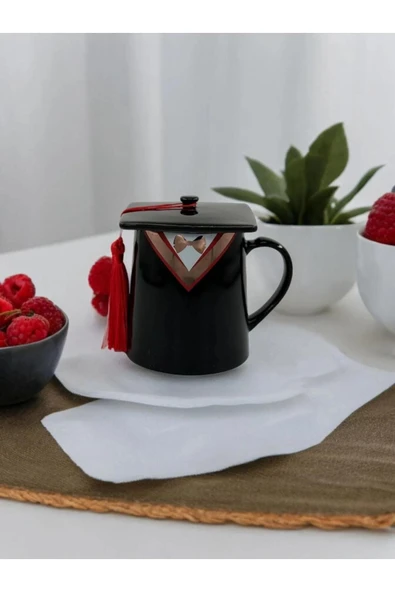 Coverzone Mezuniyet Temalı Seramik Kupa Mug Bardak Hediyelik Dekoratif Süs Kupa ürün görseli