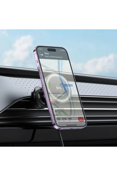 Borofone Magsafe ile Uyumlu Kablosuz Hızlı Şarj, 5W/7.5W/10W/15W Çıkış, 4.5-7.0 inç - ABS + Silicone BH207 - Resim 7