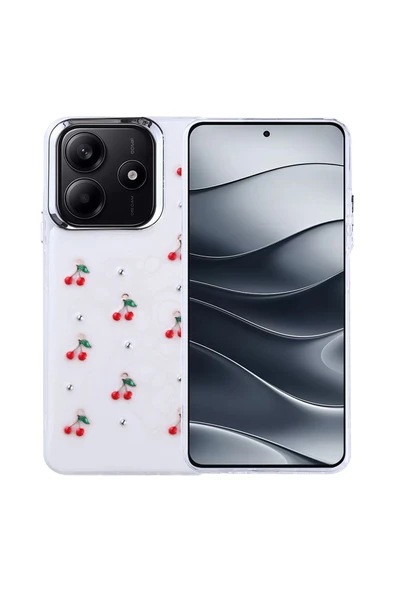 Coverzone Xiaomi Redmi Note 14 Pro Plus ile uyumlu Kılıf Airbag Köşeli Şeffaf Baskılı Z-Kutup ürün görseli 1