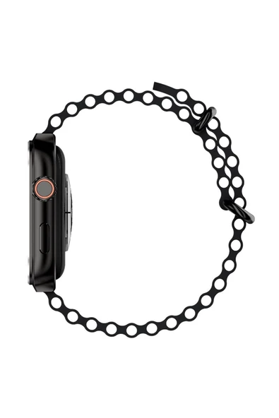 X-Level X-wearsmart 49mm Bluetooth Aramalı Siyah Akıllı Saat - Resim 5