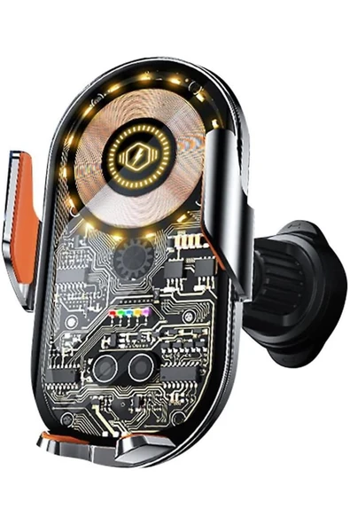 Coverzone Kablosuz Araç İçi Cep Telefonu Şarj 2in1 Telefon Tutucu ve Şarj Araç 4.7-7.2 inç Uyumlu C12 ürün görseli