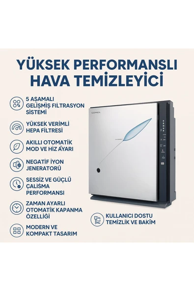 Coway Hava Temizleyici AP-1005AH - HEPA Filtreli, 5 Filtreli, Sessiz, Sensörlü, Otomatik Modlu - Resim 3