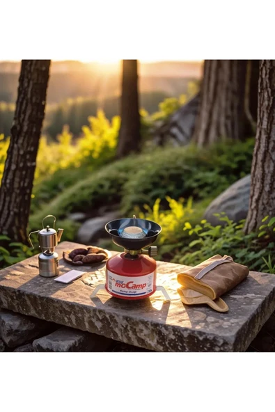 Coverzone Piknik Ocağı,Kamp,Balık,Tatil,Yolculuk Ocağı,Çakmak Gazlı Çalışır,150Dk Yanma,BOŞ GÖNDERİLİR(203) - Resim 2