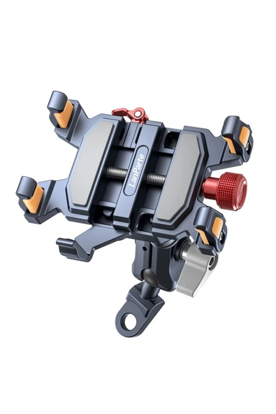 Coverzone Profesyonel Motosiklet Telefon Tutucu - Çift Kilitlemeli, Ayarlanabilir, Dikiz Ayna Montajlı TX02-Z - Resim 2