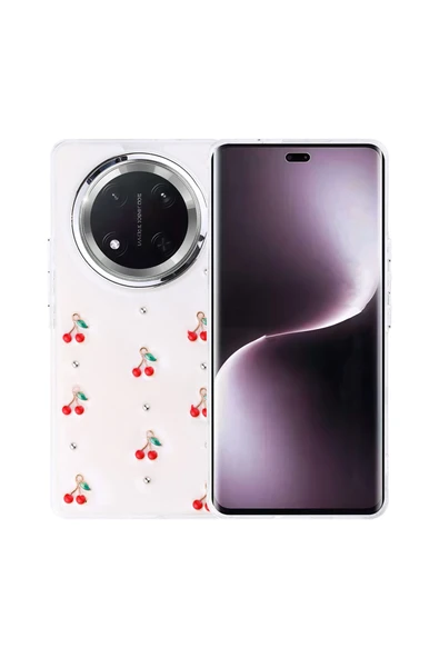 Coverzone Honor Magic 7 Lite ile uyumlu Kılıf Airbag Köşeli Şeffaf Baskılı Z-Kutup ürün görseli