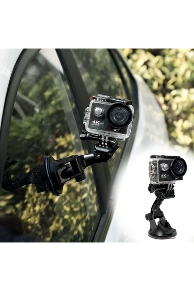 Coverzone Aksiyon Kamera Aksesuar Seti - 27 Parça, Çantalı, GoPro DJI Insta360 Uyumlu, Vlog İçin KS-1 - Resim 4