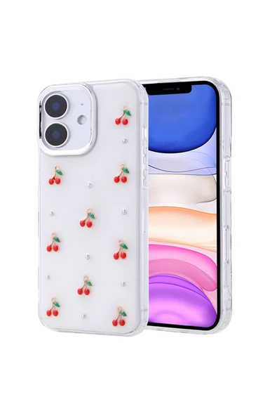 Coverzone iPhone 11 ile uyumlu Kılıf Airbag Köşeli Şeffaf Baskılı Z-Kutup ürün görseli 1