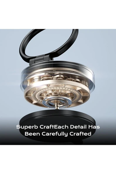 Xo Vakumlu Manyetik Araba Telefon Tutucu – 360° Döner, Katlanabilir, Güçlü Vantuzlu Stand C177 - Resim 6