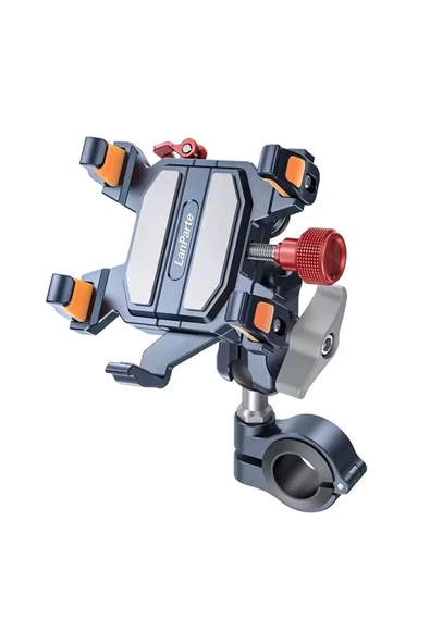 Coverzone Profesyonel Gidon Telefon Tutucu TX02 - Alüminyum Alaşım, Suya Dayanıklı, Bisiklet & Motosiklet ürün görseli