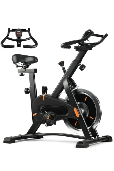 Coverzone Sessiz Manyetik Kondisyon Bisikleti Ayarlanabilir Sele ve Gidon, LCD Ekran Egzersiz Aleti LY-609 ürün görseli