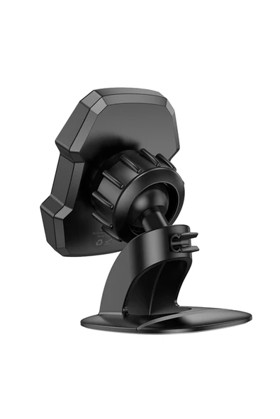 Borofone Araç İçi Telefon Tutucu 4.5-7.0 inç Uyumlu Dayanıklı ABS+Silikon Malzeme Merkezi Konsol Montaj BH111 - Resim 4