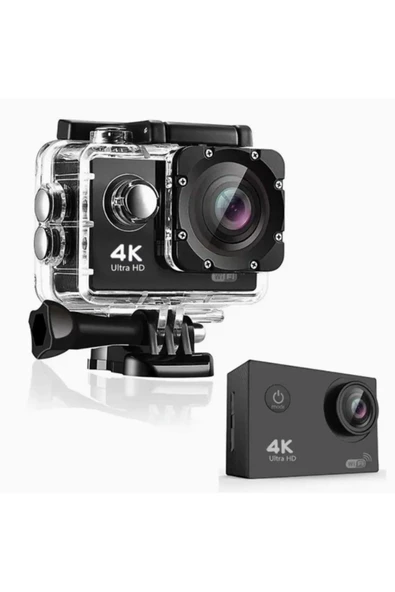 Coverzone 4K Aksiyon Kamerası H16 - 16MP, 170° Geniş Açı, 30M Su Geçirmez, WiFi, 64GB Destekli, 4K 30FPS - Resim 7