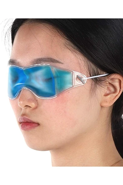 Coverzone Termojel Göz Maskesi,Göz İçin Kompres Jel,Göz Altı Morlukları Azaltmaya Soğuk Sıcak Kompres Jel - 3